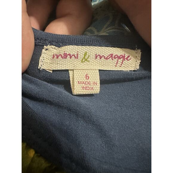 Mimi And Maggie Patchwork Boho Dress Multicolor Floral Long Sleeve 6‎ Kids Girls - Picture 6 of 8